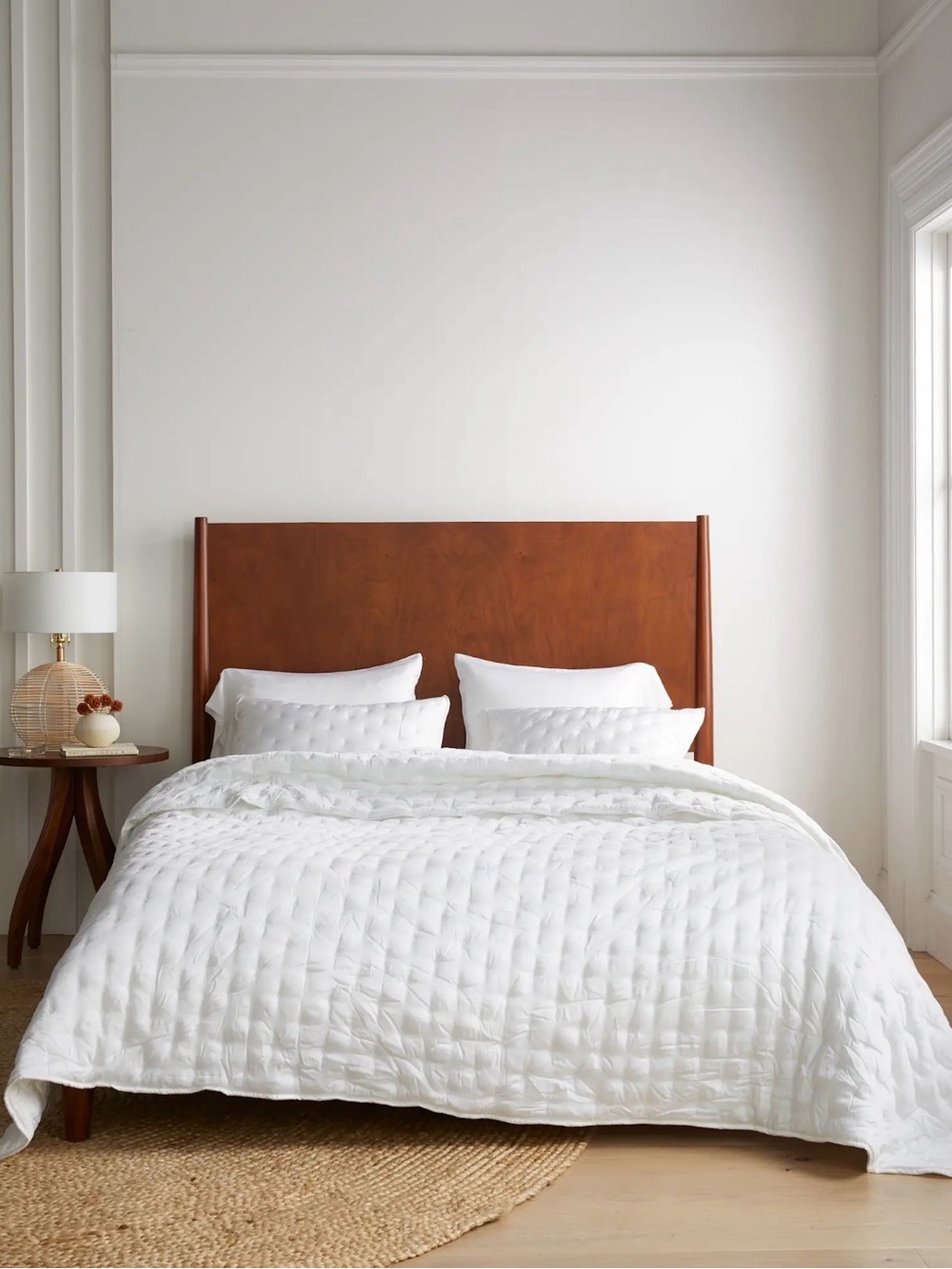 Quince White Bamboo Dream Quilt